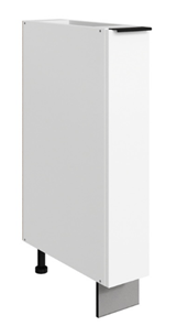 Шкаф рабочий Стоун L150 (1 дв.гл.) (белый/джелато софттач) в Мурманске
