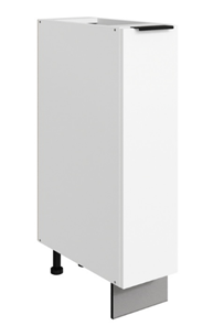Тумба кухонная Стоун L200 (1 дв.гл.) (белый/джелато софттач) в Мурманске