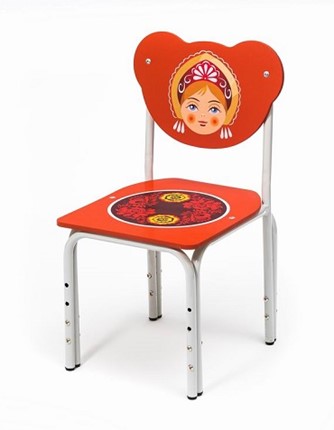 Детский растущий стул Матрешка (Кузя-МТ(1-3)КрСр) в Мурманске - изображение