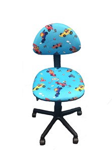 Кресло детское LB-C 02, цвет синие машинки в Мурманске