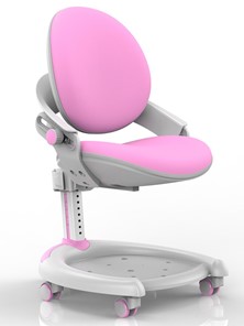 Кресло Mealux ZMAX-15 Plus, Y-710 PN, белый металл, обивка розовая однотонная в Мурманске