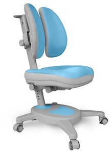 Кресло Mealux Onyx Duo (Y-115) BLG, голубой + серый в Мурманске