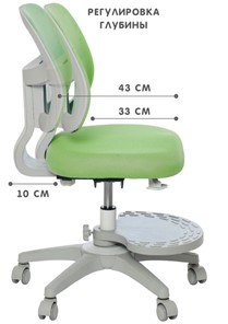Кресло детское Holto-22 зеленое в Мурманске - предосмотр 3