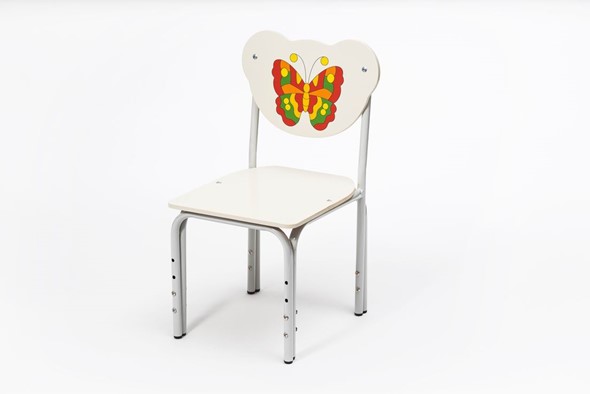 Детский растущий стул Бабочка 2 (Кузя-ББ(1-3)ВСр2) в Мурманске - изображение