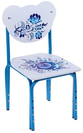 Детский растущий стул Гжельма (Кузя-БР(1-3)БЖ) в Мурманске - изображение