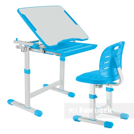 Растущая парта и стул Piccolino III Blue в Мурманске - изображение