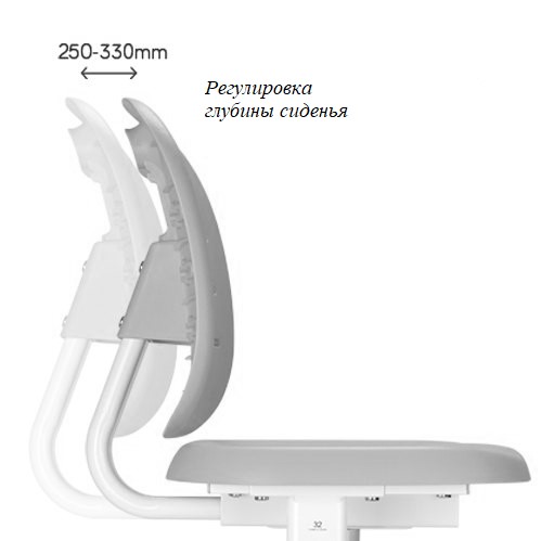 Парта растущая и стул Piccolino III Grey в Мурманске - изображение 1