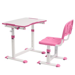 Растущий стол и стул Olea pink в Мурманске - предосмотр 1