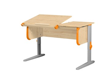 Растущий стол 1/75-40 (СУТ.25) Бежевый/Серый/Оранжевый в Мурманске
