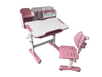 Стол растущий и стул Vivo Pink FUNDESK в Мурманске - предосмотр 1