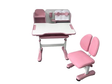Стол растущий и стул Vivo Pink FUNDESK в Мурманске - предосмотр 3