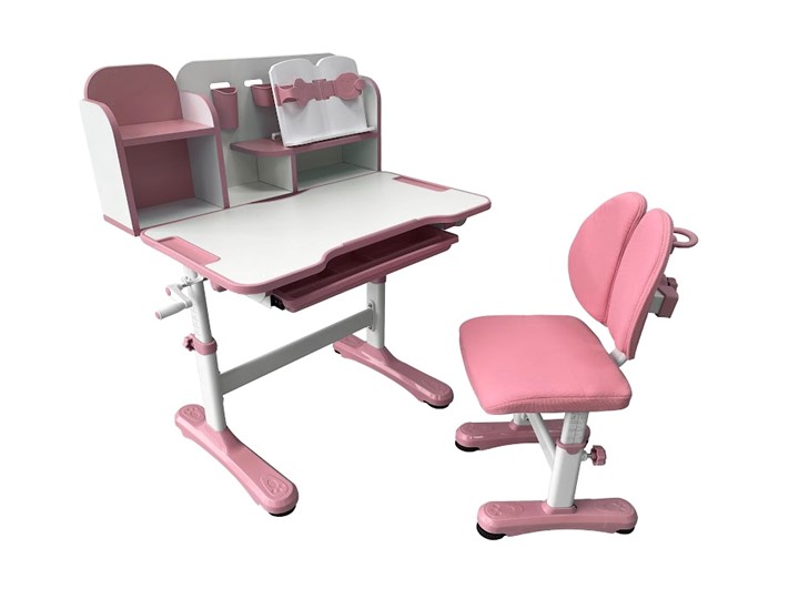 Стол растущий и стул Vivo Pink FUNDESK в Мурманске - изображение 4