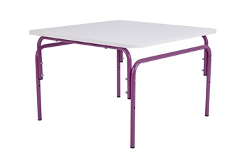 Детский растущий стол Фея Мой малыш, 0-1 гр., белый-фиолетовый в Мурманске