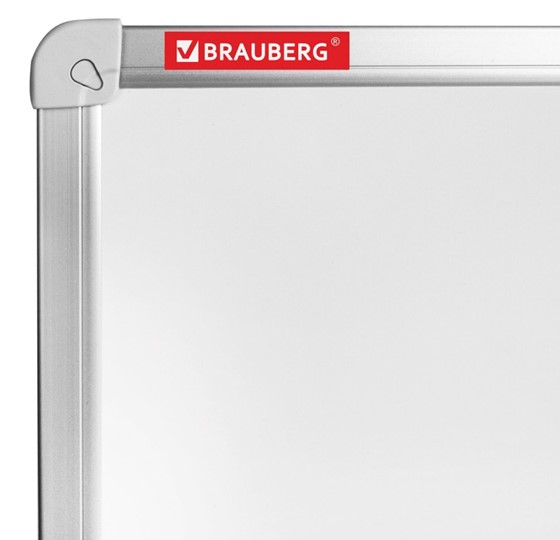 Доска магнитно-маркерная BRAUBERG 80х100 см, алюминиевая рамка в Мурманске - изображение 2