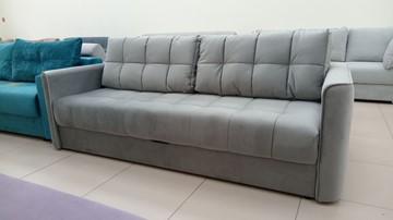 Прямой диван Татьяна 5 БД Граунд 05 серый в Мурманске