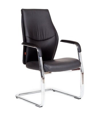 Компьютерное кресло CHAIRMAN Vista V Экокожа премиум черная в Мурманске - изображение
